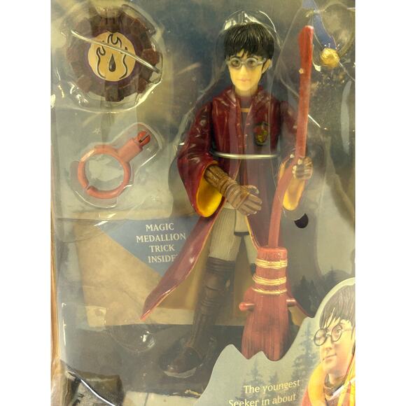 Harry Potter Quidditch Wizard Collection Figure Mattel 2001 Sealed NIB - Picture 2 of 7